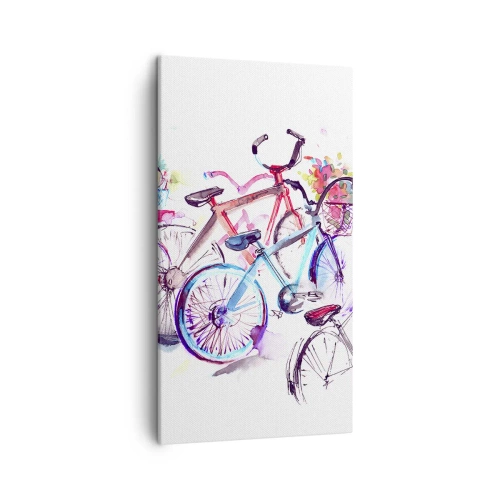Bild auf Leinwand - Leinwandbild - Kongress des Antimoto-Clubs - 45x80 cm