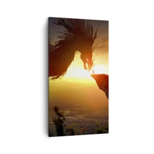 Bild auf Leinwand - Leinwandbild - Drachentöter - 45x80 cm