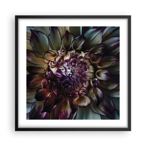 Poster in einem schwarzem Rahmen - Die Blütezeit der Jugend - 50x50 cm