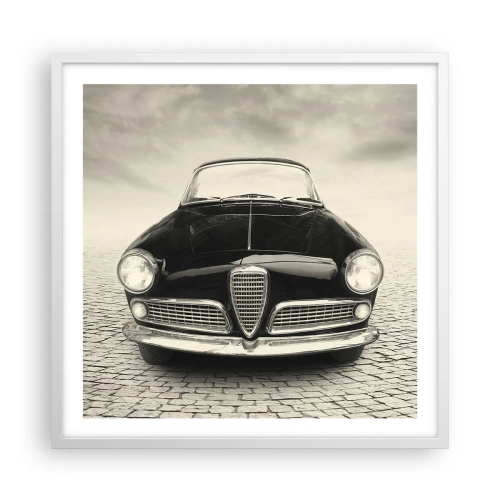 Poster in einem weißen Rahmen - Man muss mich einfach lieben - 60x60 cm