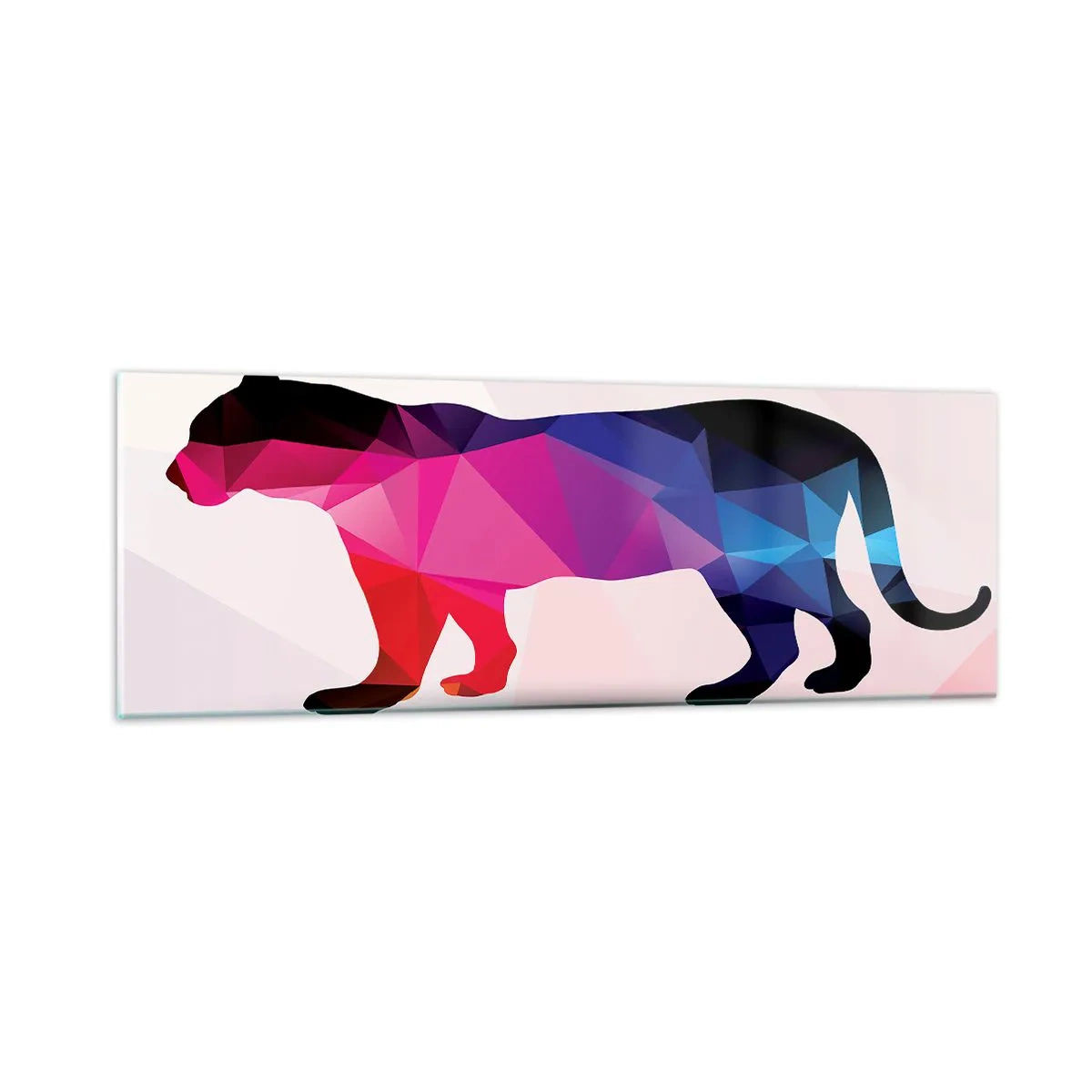 Glasbild - Bild auf glas - Diment Panther - 90x30 cm