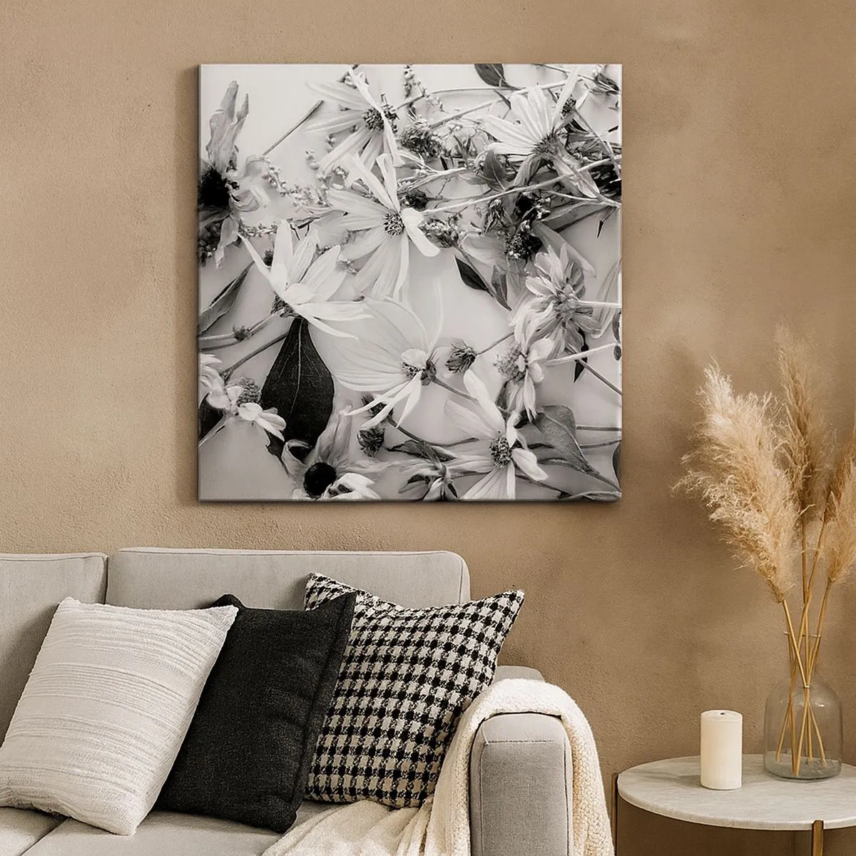 Bild auf Leinwand - Leinwandbild - Kein Blumenstrauß - 30x30 cm