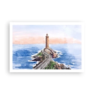 Poster - Dem Meer zugewandt - 91x61 cm