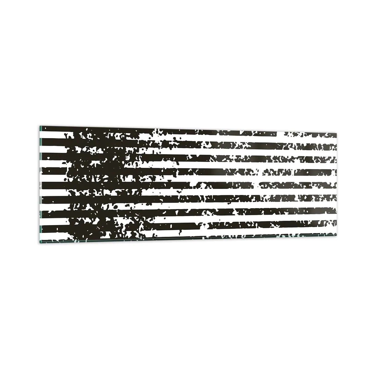 Glasbild - Bild auf glas - Rhythmus und Rauschen - 90x30 cm