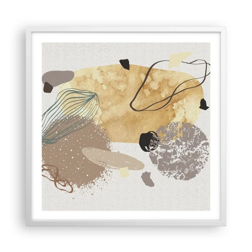 Poster in einem weißen Rahmen - Angewandte Plumkologie - 60x60 cm