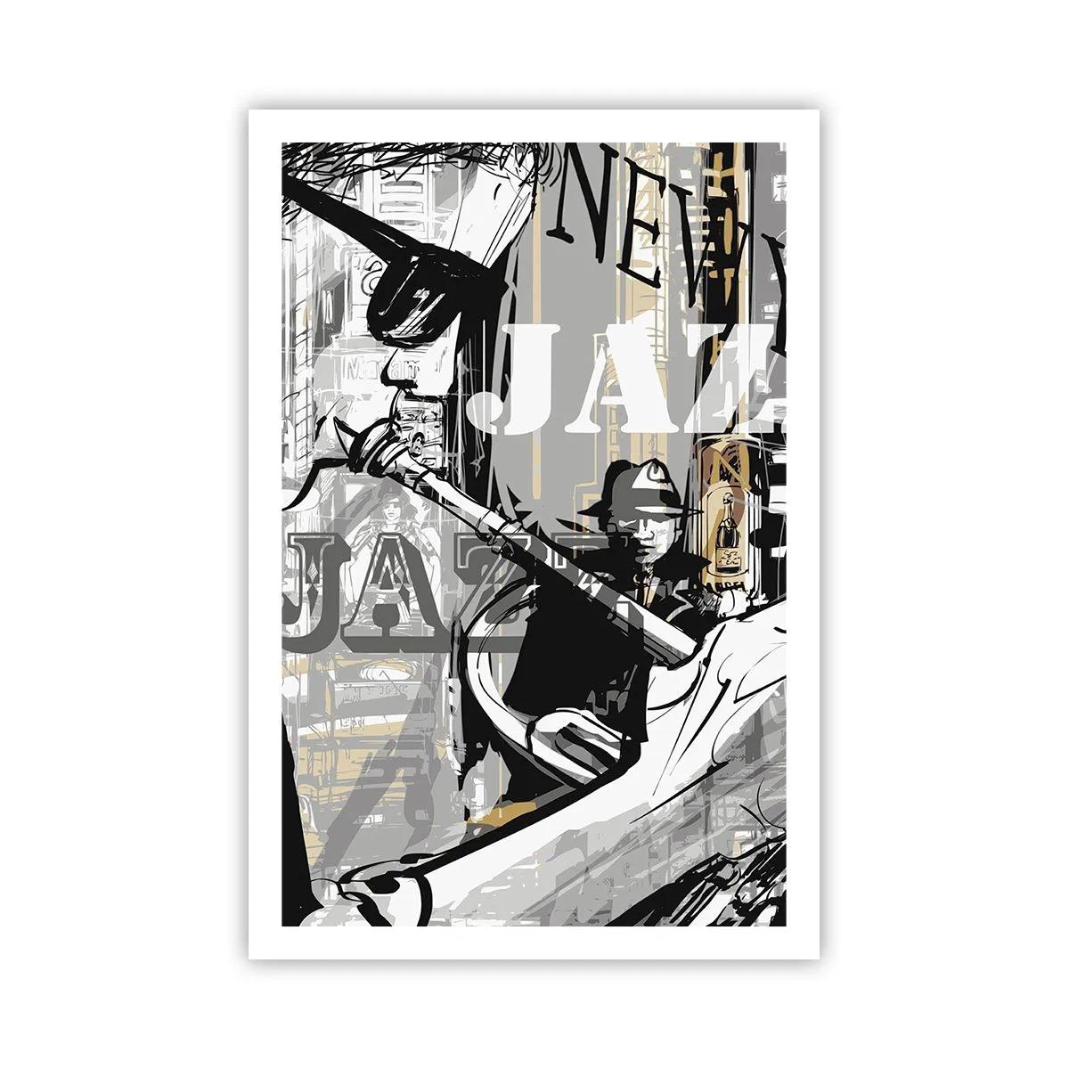 Poster - Im Rhythmus von New York - 61x91 cm