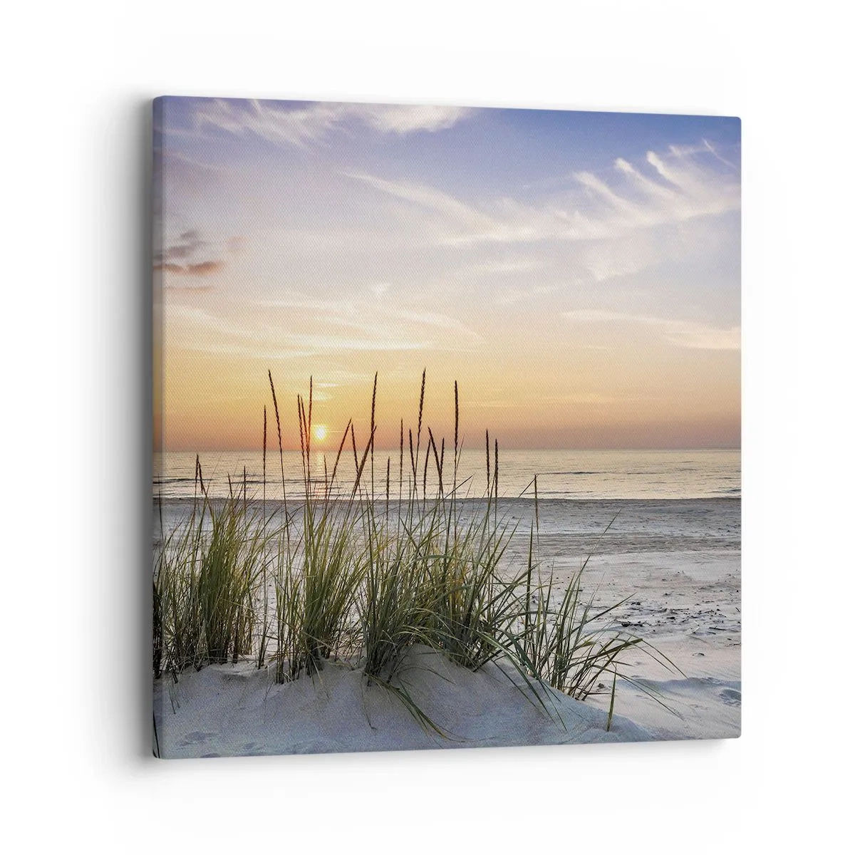 Bild auf Leinwand - Leinwandbild - Schau, denk, fühl - 40x40 cm