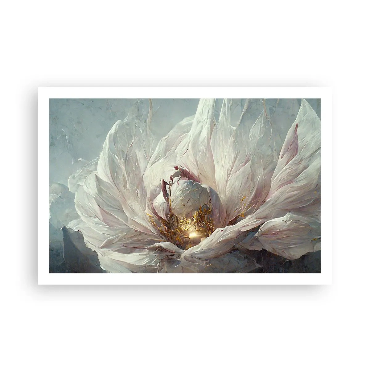 Poster - Sie blüht alle hundert Jahre einmal - 91x61 cm