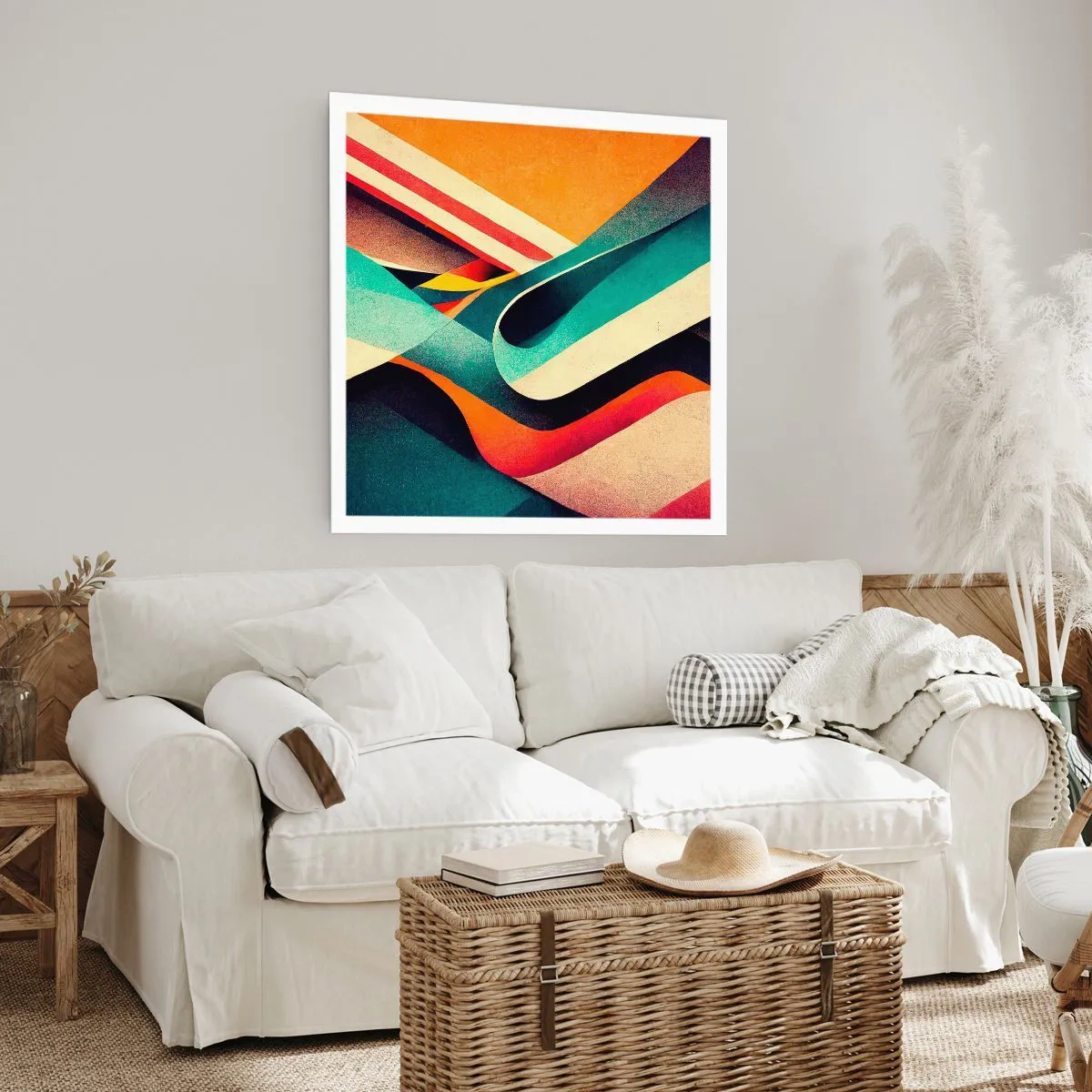 Poster - Intensive Komposition - 50x50 cm