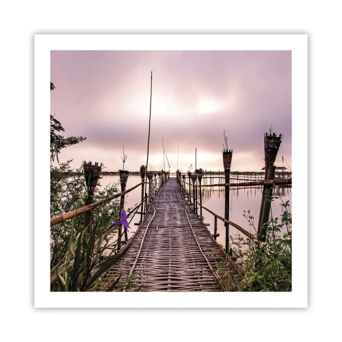 Poster - Frieden und Ruhe Asiens - 60x60 cm