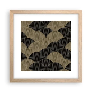 Poster in einem Rahmen aus heller Eiche - Einheit in der Vielfalt - 30x30 cm