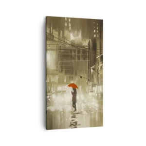 Bild auf Leinwand - Leinwandbild - Allein aber nicht einsam - 45x80 cm