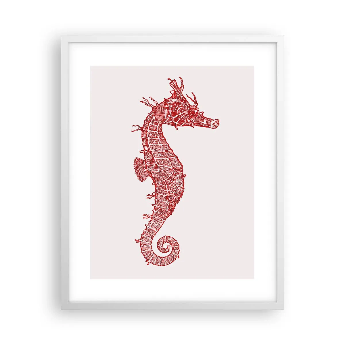 Poster in einem weißen Rahmen - Komplizierte Kreatur - 40x50 cm