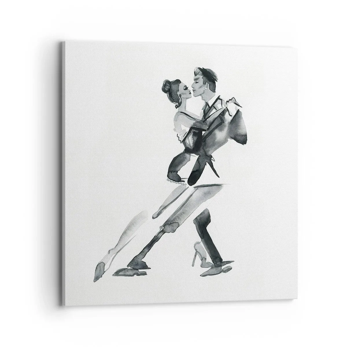 Bild auf Leinwand - Leinwandbild - In einem Schlag - 70x70 cm