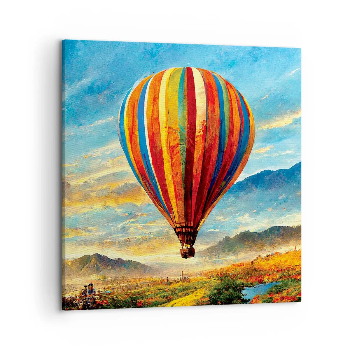 Bild auf Leinwand - Leinwandbild - In der Stille sieht man mehr - 50x50 cm