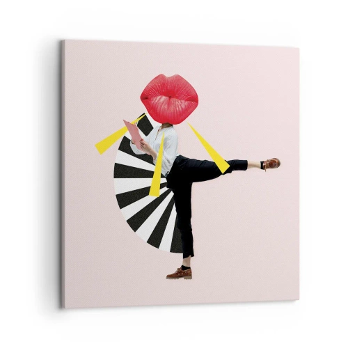 Bild auf Leinwand - Leinwandbild - Surreale Pop-Art - 50x50 cm