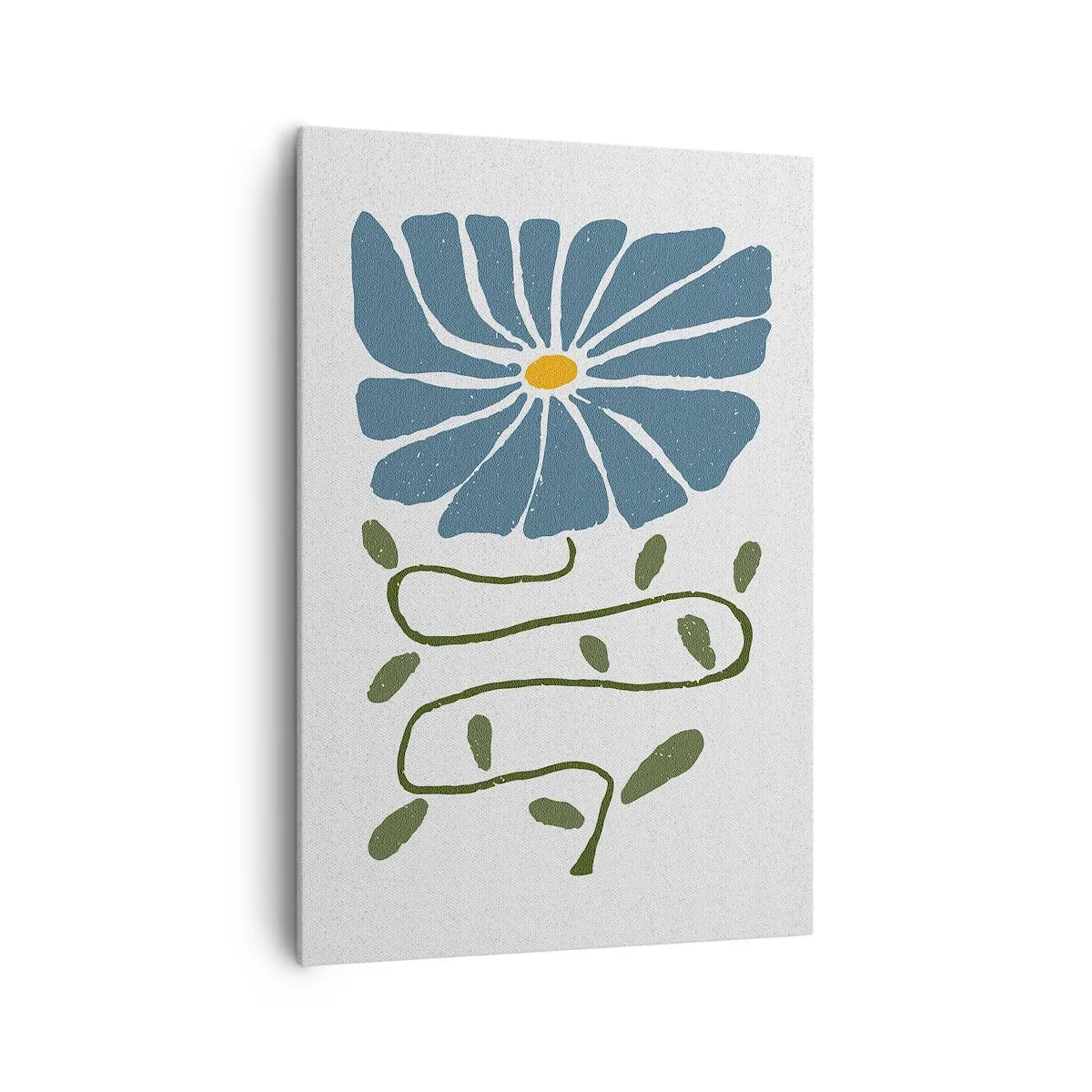 Bild auf Leinwand - Leinwandbild - Zweig für eine Blume - 70x100 cm