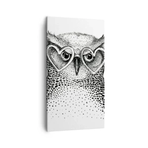 Bild auf Leinwand - Leinwandbild - Klug und mit Liebe - 45x80 cm