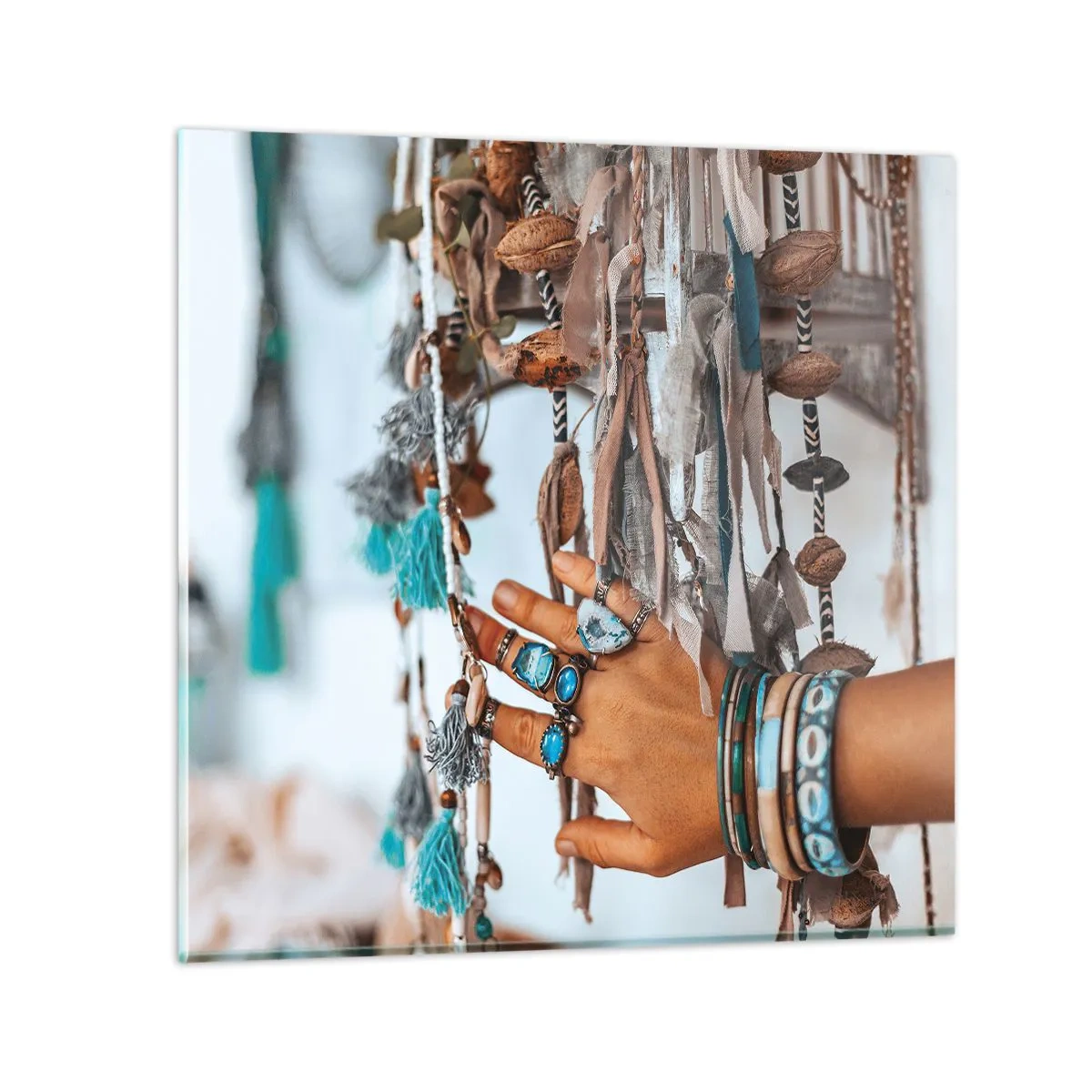 Glasbild - Bild auf glas - Lokale Schätze - 40x40 cm