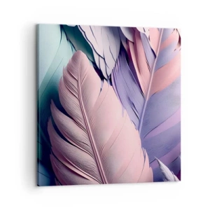 Bild auf Leinwand - Leinwandbild - Vogel-Chic - 60x60 cm