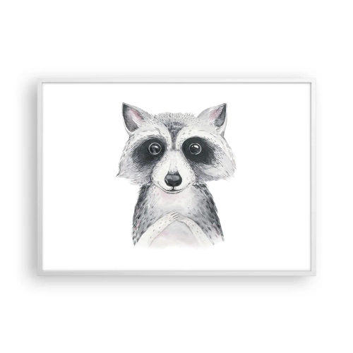 Poster in einem weißen Rahmen - Ein Moment zum Bewegen - 100x70 cm