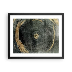 Poster in einem schwarzem Rahmen - Veränderung und Beständigkeit - 50x40 cm