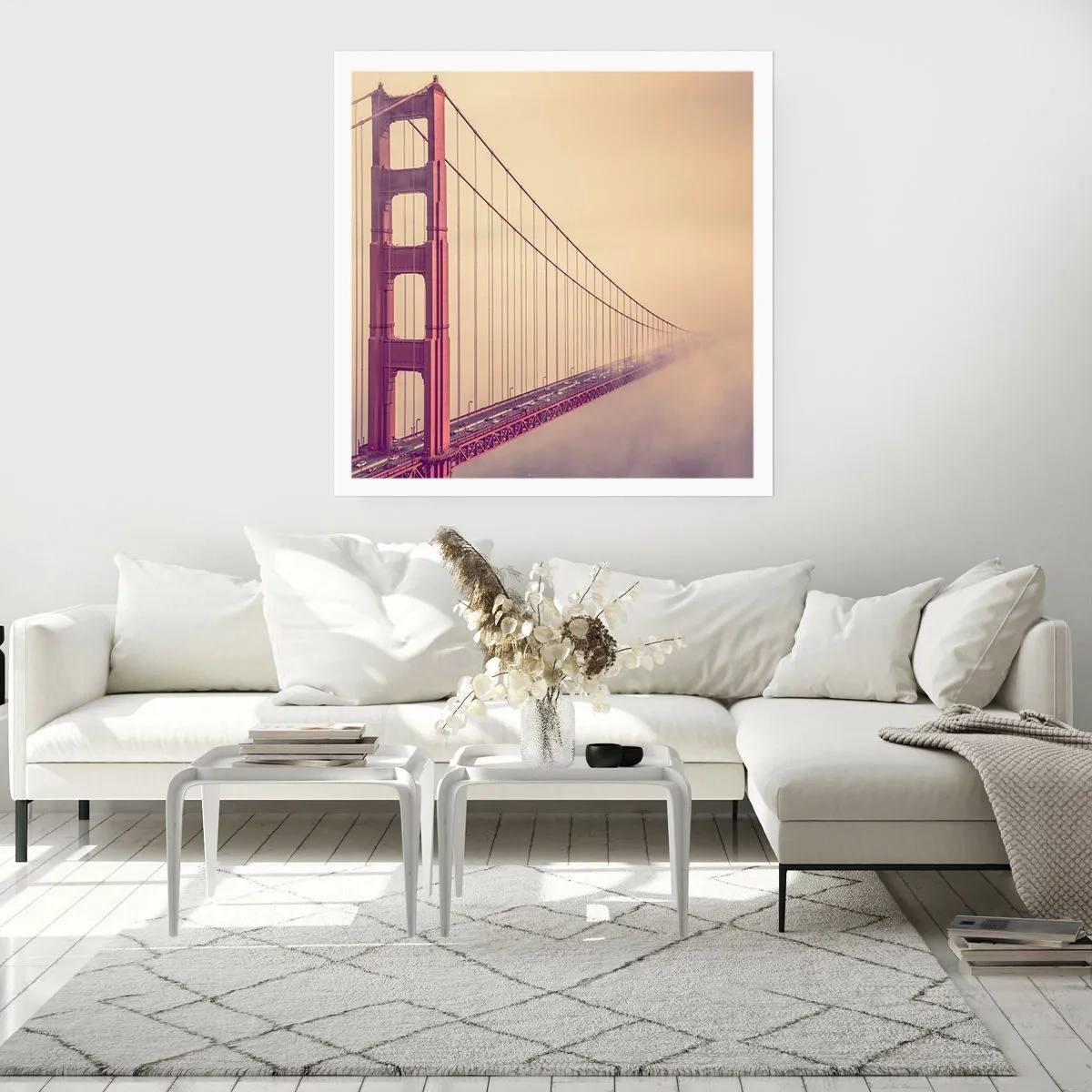 Poster - Zwischen Himmel und Erde - 30x30 cm