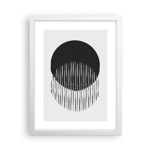 Poster in einem weißen Rahmen - Sein Alter Ego - 30x40 cm