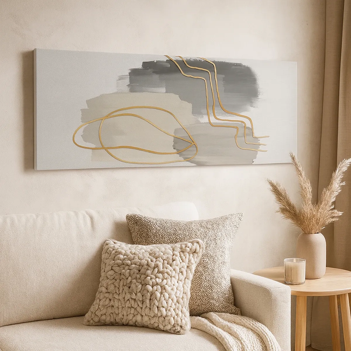 Bild auf Leinwand - Leinwandbild - Dauer und Bewegung - 30x30 cm