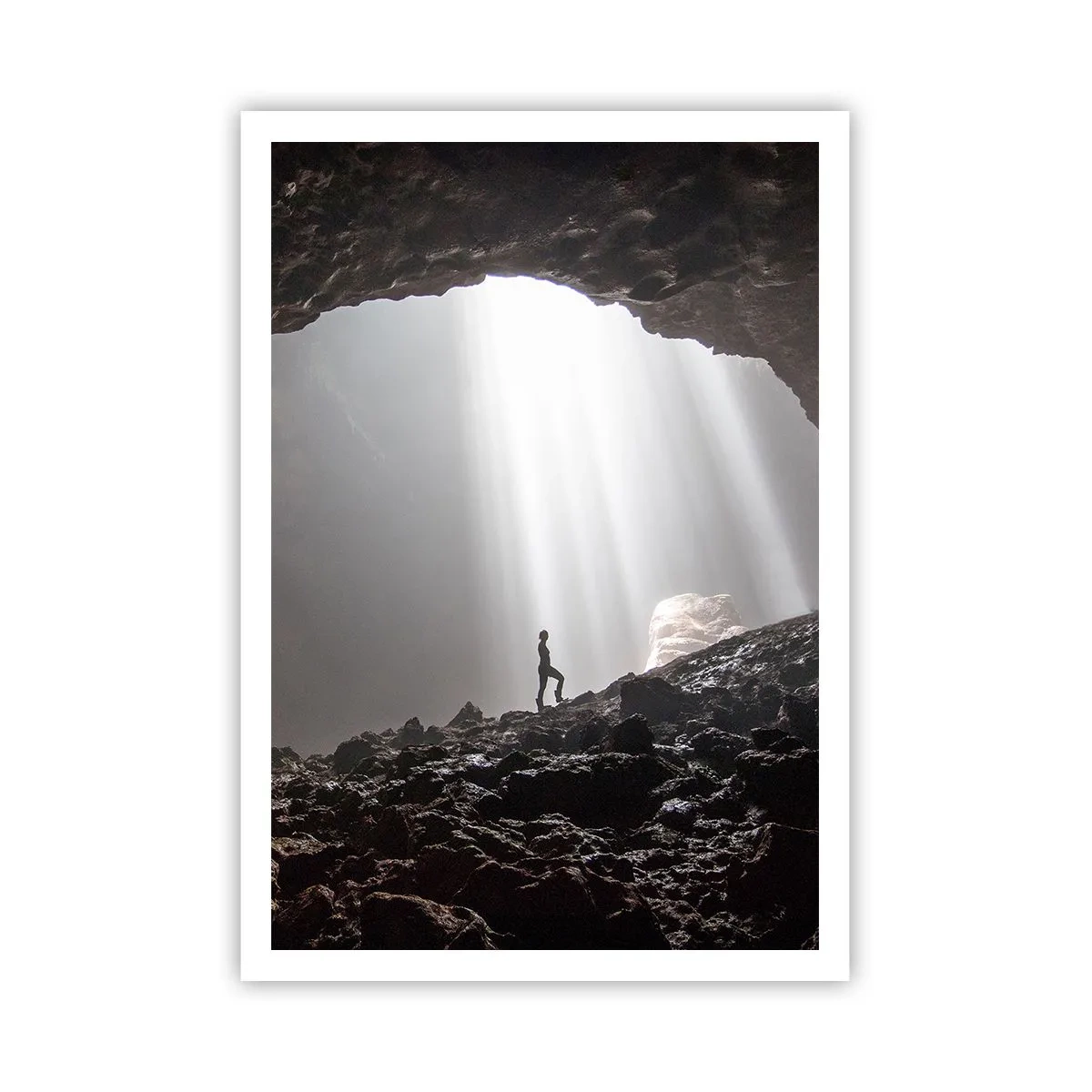 Poster - Die leuchtende Grotte - 70x100 cm
