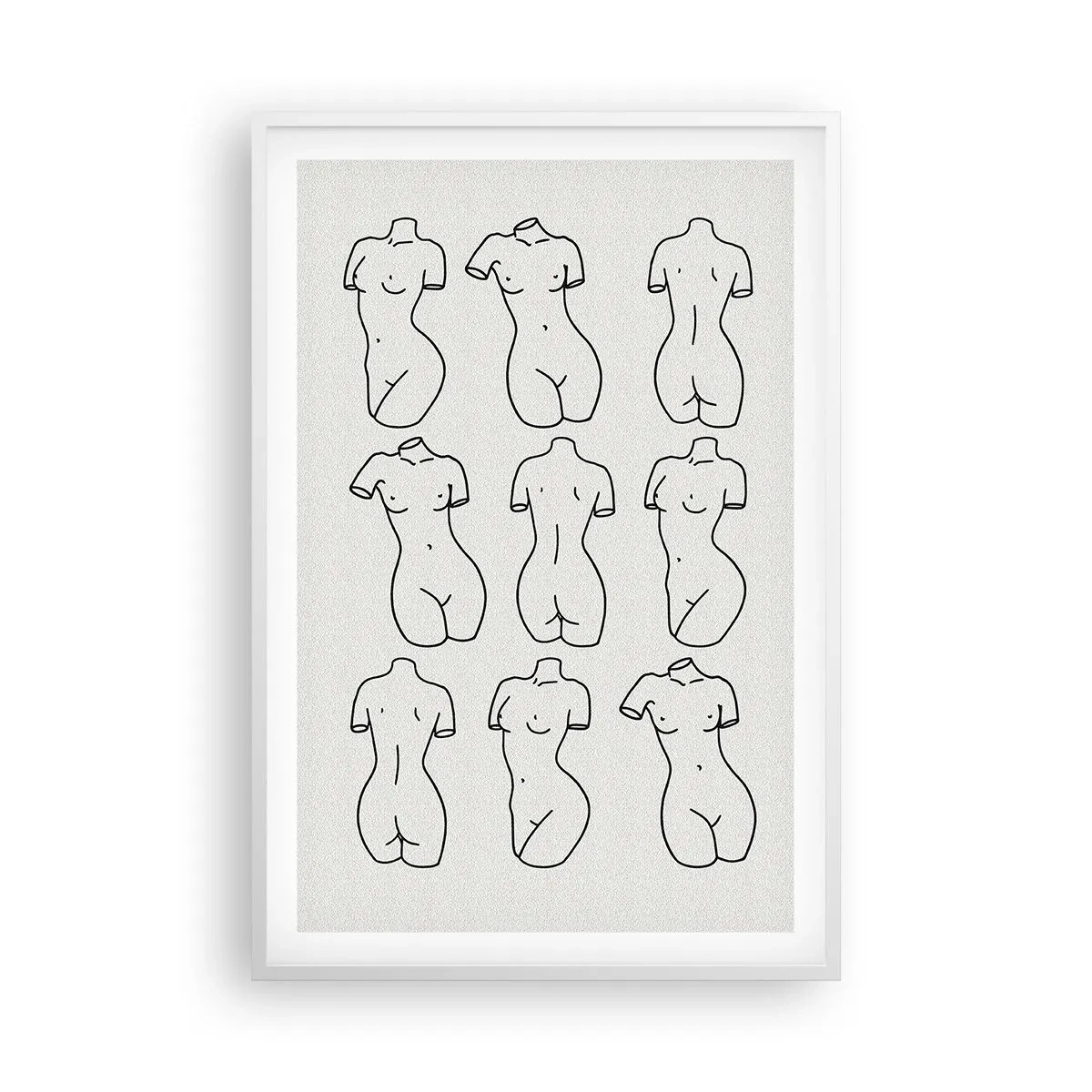 Poster in einem weißen Rahmen - Nur Venus - 61x91 cm