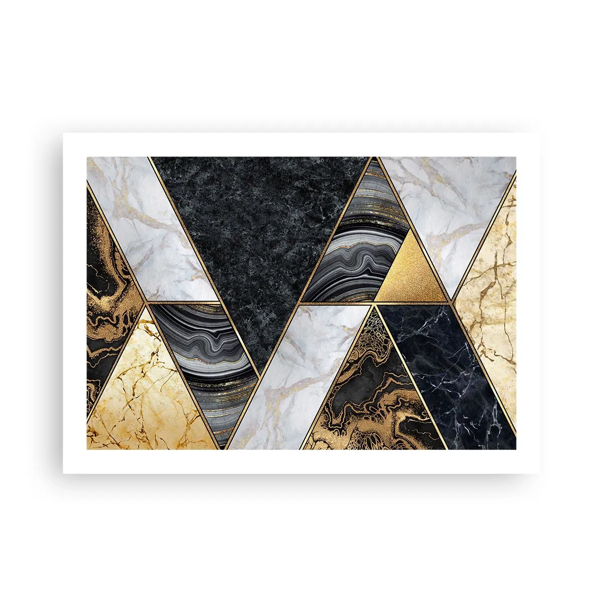 Poster - Stein um Stein - 70x50 cm