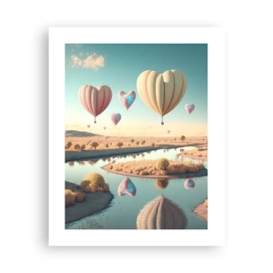 Poster - Dank Liebe steigt man auf - 40x50 cm