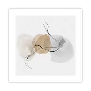 Poster - Luftperlen - 40x40 cm