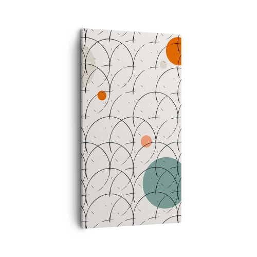 Bild auf Leinwand - Leinwandbild - Im Pop-Art-Geist - 45x80 cm