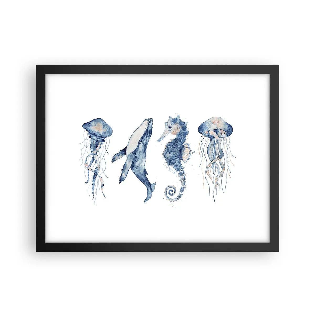 Poster in einem schwarzem Rahmen - Meereswunder - 40x30 cm