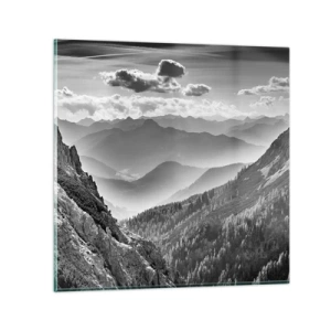 Glasbild - Bild auf glas - Bis zum Horizont - 50x50 cm