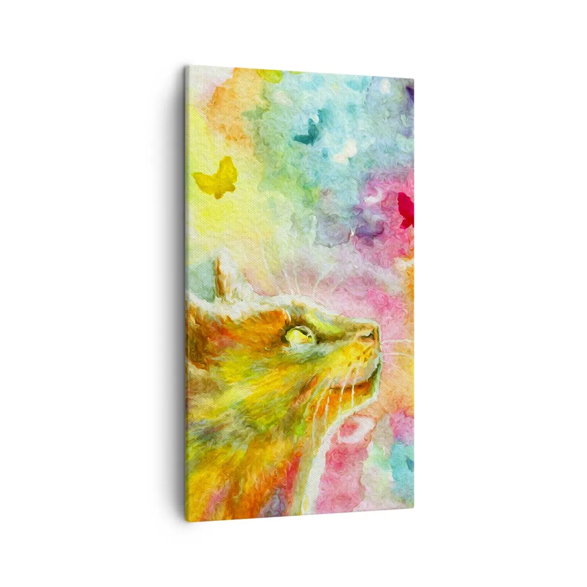 Bild auf Leinwand - Leinwandbild - Baju-baju im Katzenparadies - 45x80 cm