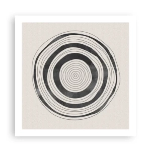 Poster - Wichtig ist, was dazwischen liegt - 60x60 cm