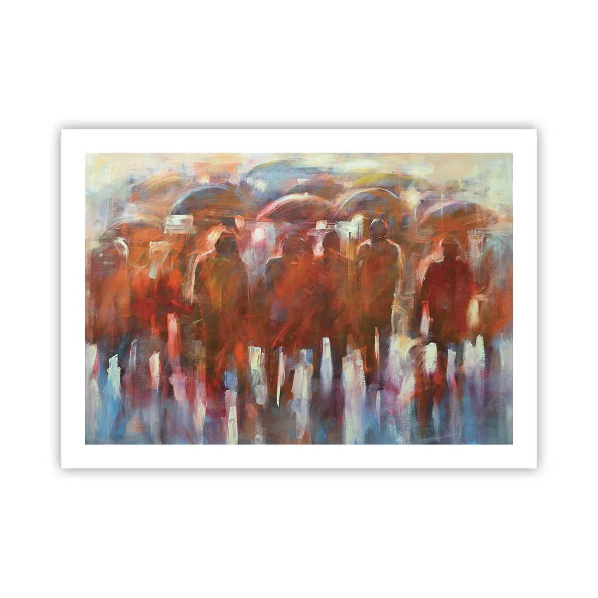 Poster - Auch bei Regen und Nebel - 70x50 cm