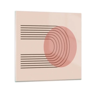 Glasbild - Bild auf glas - Unwiderstehliche Anziehungskraft - 30x30 cm