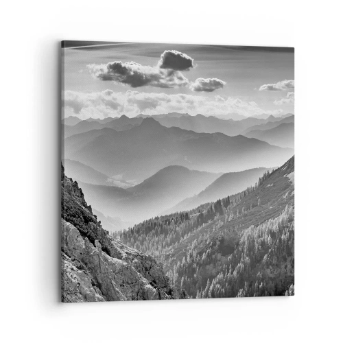 Bild auf Leinwand - Leinwandbild - Bis zum Horizont - 70x70 cm