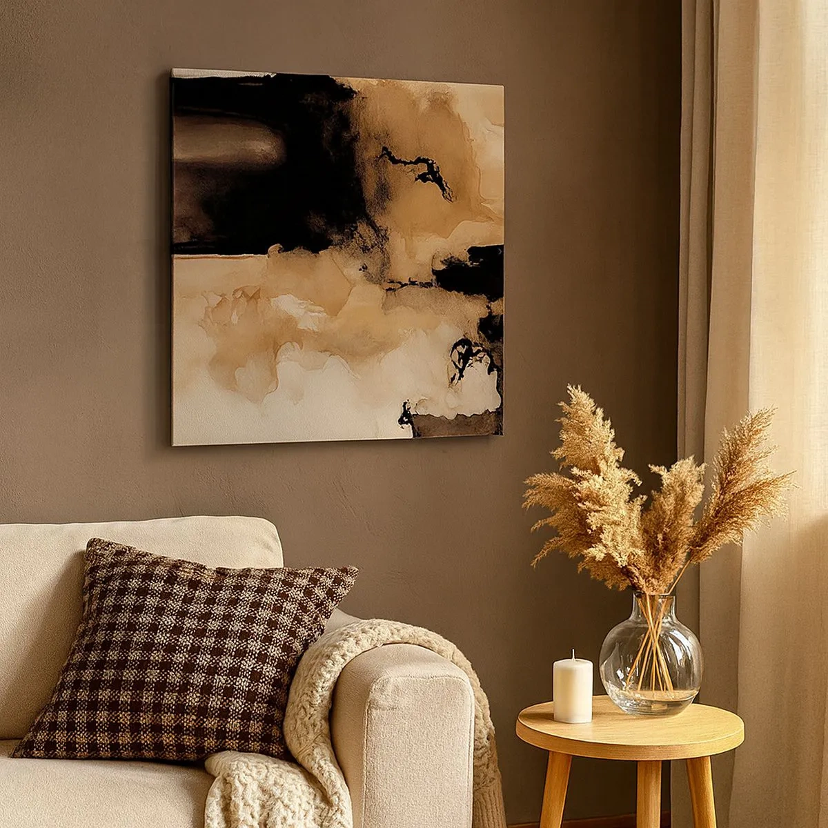 Bild auf Leinwand - Leinwandbild - Faszinierende Abstraktion - 30x30 cm