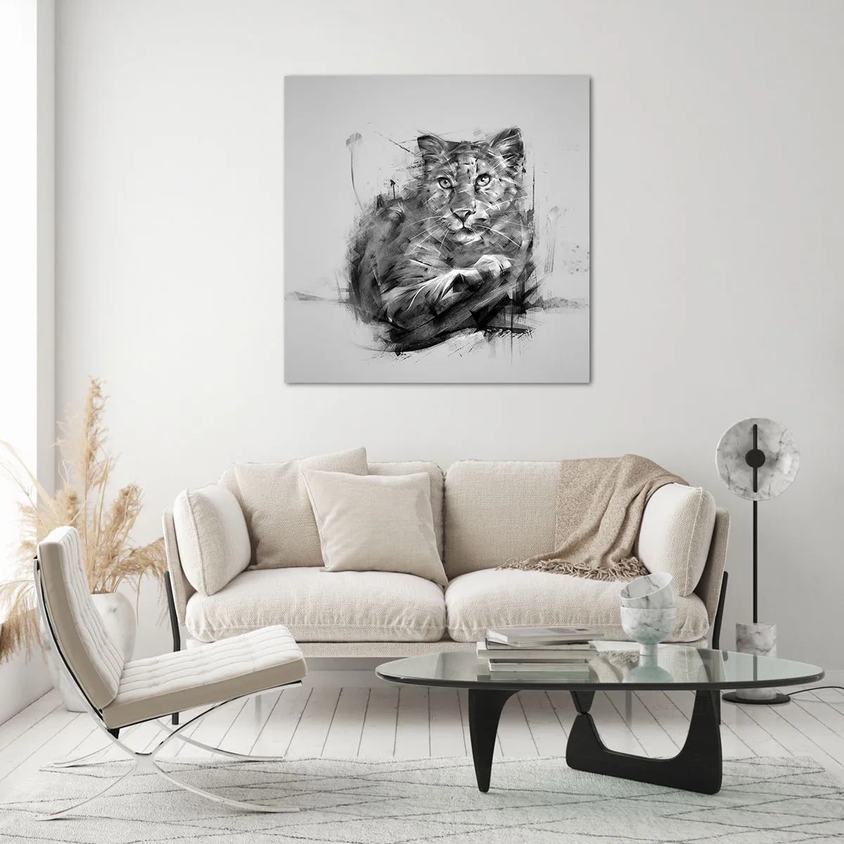 Glasbild - Bild auf glas - Ja, ich höre aufmerksam zu - 30x30 cm