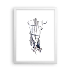 Poster in einem weißen Rahmen - Touch-Studie - 30x40 cm