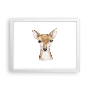 Poster in einem weißen Rahmen - Die Natur der Unschuld - 40x30 cm