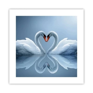 Poster - Zeit für die Liebe - 40x40 cm