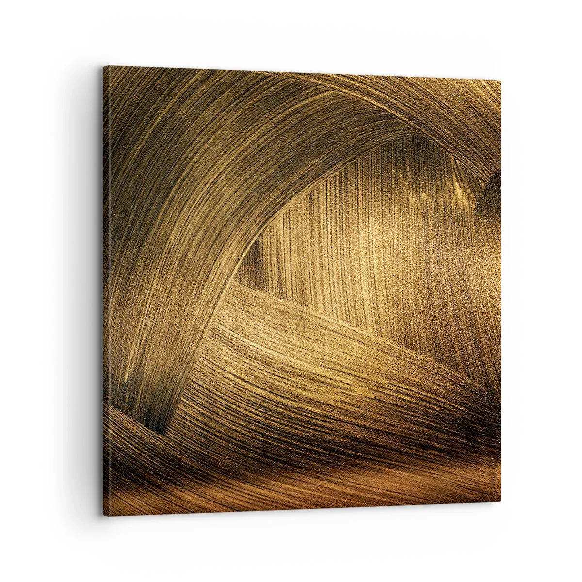 Bild auf Leinwand - Leinwandbild - In einem goldenen Labyrinth - 60x60 cm