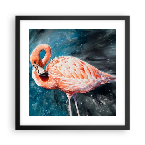 Poster in einem schwarzem Rahmen - Von Natur aus dekorativ - 40x40 cm