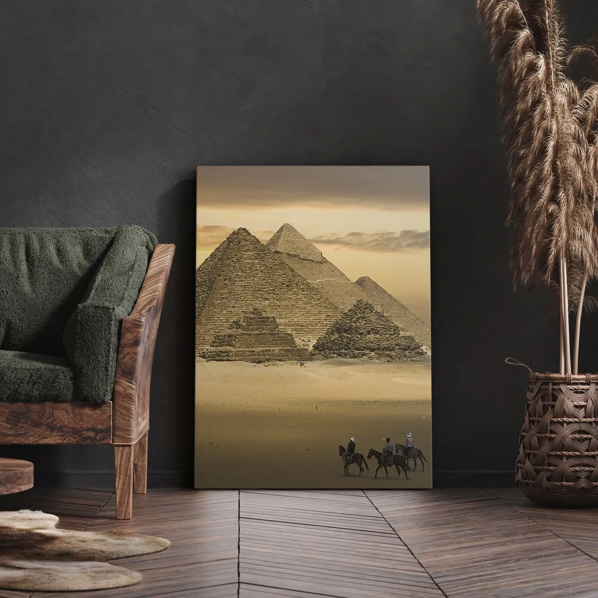 Bild auf Leinwand - Leinwandbild - Seit Tausenden von Jahren keine Veränderung - 45x80 cm